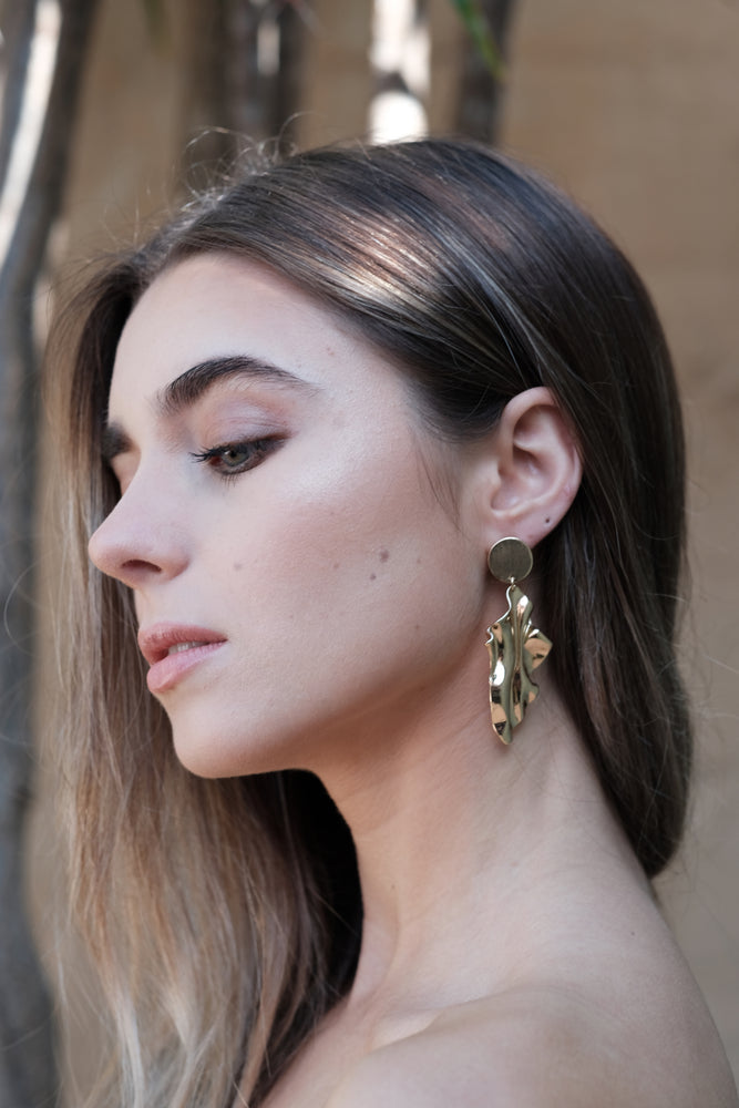 Montaine Earrings - Gold - SAINT DELILAH