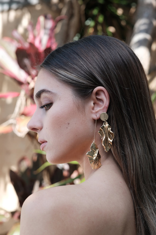 Montaigu Earrings - Gold - SAINT DELILAH