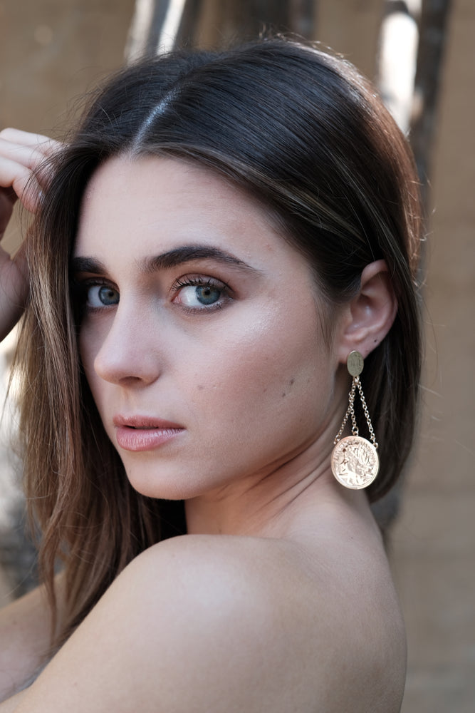 Lilah Earrings - Gold - SAINT DELILAH