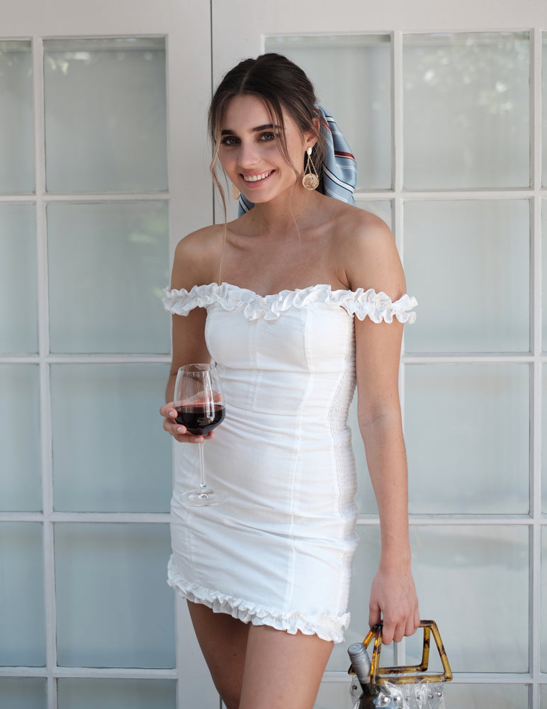 Poppy Dress - White - SAINT DELILAH