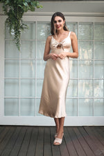 Delphine Dress - Gold