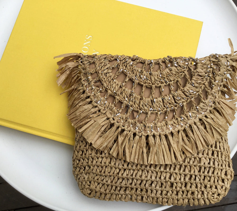 Aicha Clutch - Tan - SAINT DELILAH